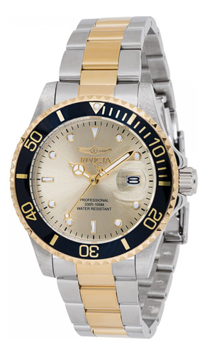 Reloj Para Hombres Invicta Pro Diver 46684 Oro, Acero