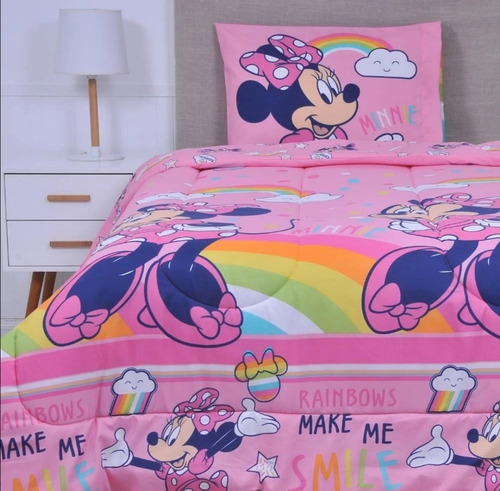 Plumon Reversible MinniePlaza Y Media Disney