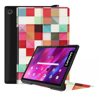 Funda De Cuero Con Textura Custer Para Lenovo Yoga Tab 11