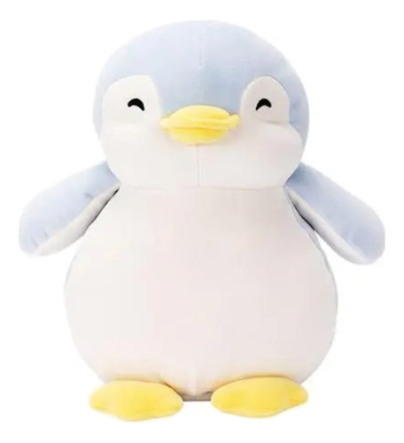 Hermoso Y Suave Peluche Pinguino Azul De Felpa 