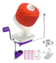 Comprar Bobinadora De Bolas De Hilo Rrigo Hand Purple Con Accesorios
