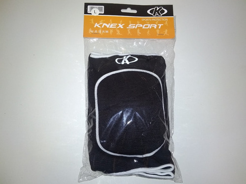 Rodillera Knex Acolchonada Negro Xxs, Xs, S, M, L 