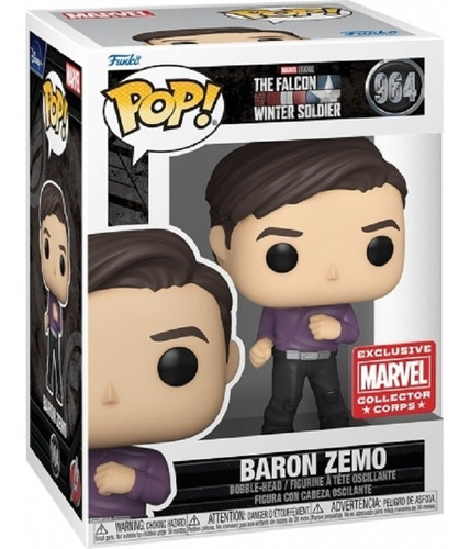 Funko Pop Marvel Falcon And Winter Soldier Baron Zemo Excl.
