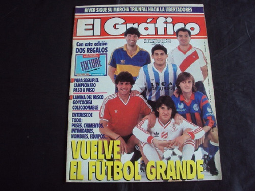 Revista El Grafico # 3697 - Tapa El Futbol Grande