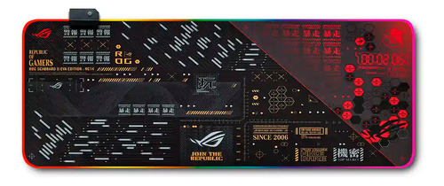 Mousepad Gamer Asus Personalizado Con Luces Led Rgb