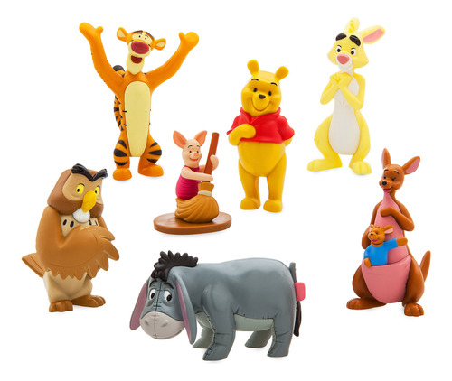 Disney Winnie The Pooh 7 Figuras De Juego