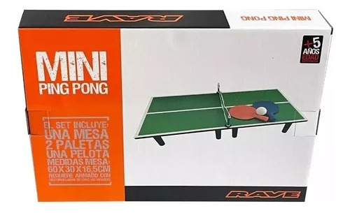 Mini Ping Pong Isakito Rave Tenis De Mesa