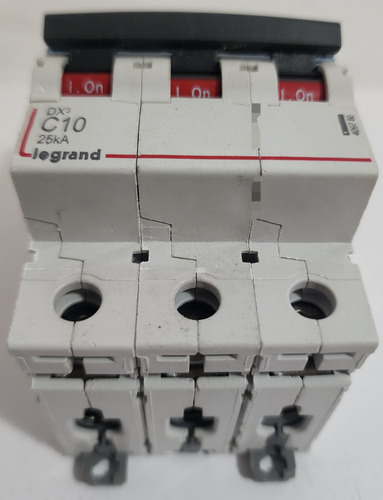 Interruptor Automatico 3p 10a 25ka Curva C 409780 Legrand