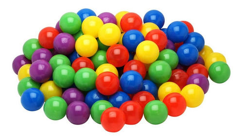 100 Pelotas Plasticas Multicolor Para Piscina Infantil