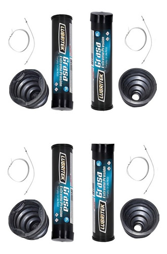 Set 4 Fuelles Caja Rueda Izq/der Ford Fiesta Hb