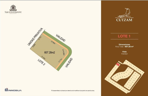 Imagen 2 de 19 de Lotes Residenciales En Cutzam, Yucatan Country Club