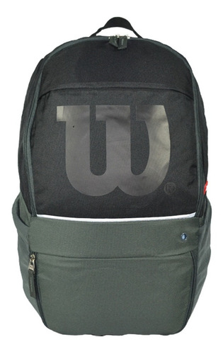 Mochila Porta Notebook 17 Wilson Urbana Reforzada Grande Color Negro/gris