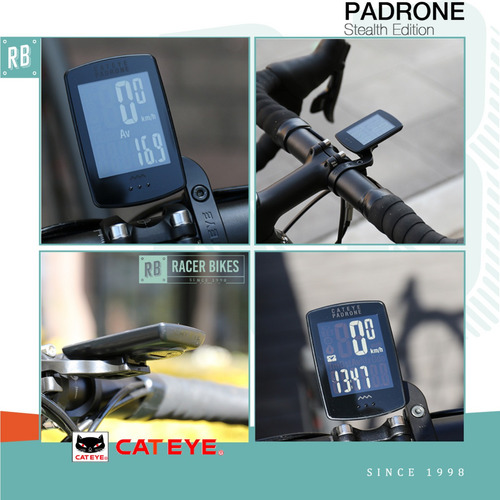 Imagen 3 de 10 de Ciclocomputadora Cateye Padrone Stealth Cc-pa 100w - Racer