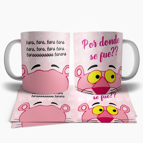 Pantera Rosa Taza Tu Propio Estilo #1