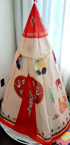 Carpa Infantil Indios Plegable Poliéster