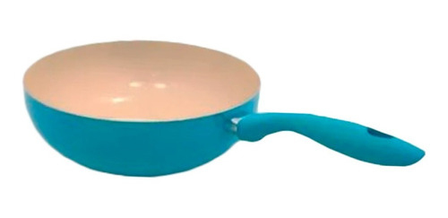 Wok  Hudson 28 Cm Ceramica Antiadherente Colores Pastel