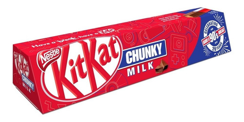 Chocolate Kit Kat Chunky Milk Pack 2x240 Gramos