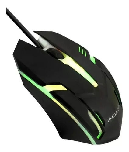 Mouse Gamer Aoas V02 Retroiluminado Usb