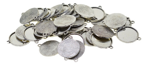 Tg Lote De 100, Bisel De Camafeo Liso En Blanco 16 Mm + 18