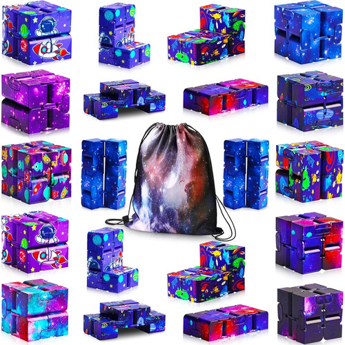 20 Pcs Cubos De Galaxia Juguetes A Granel Regalos Astronauta