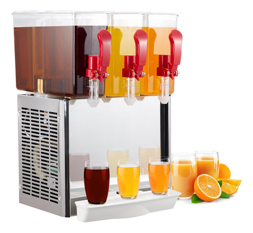 Garvee 3 Tanks Dispensador De Jugo Comercial De 7.93 Galones