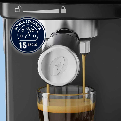 Cafetera Express Oster Espresso Em6603b 15 Bares Negro 15 Ba
