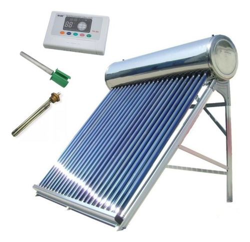 Termotanque Solar 150lts 100% Acero Inox Completo Magnesio