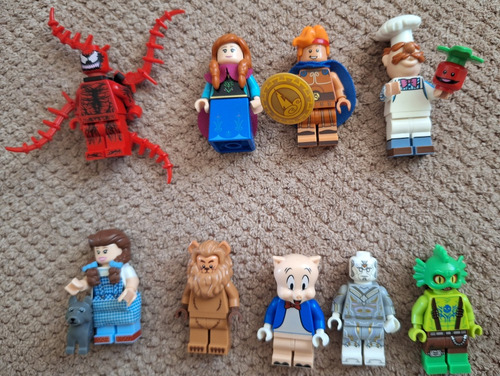 Lego Coleccion 9 Minifiguras Originales Disney, Marvel, Etc