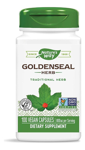 Nature 's Way Goldenseal Herb 100 Caps ,