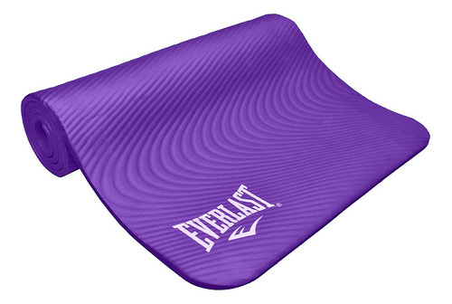 Colchoneta Tapete De Ejercicio 1cm Nbr Mat Everlast Color Violeta Talla Única