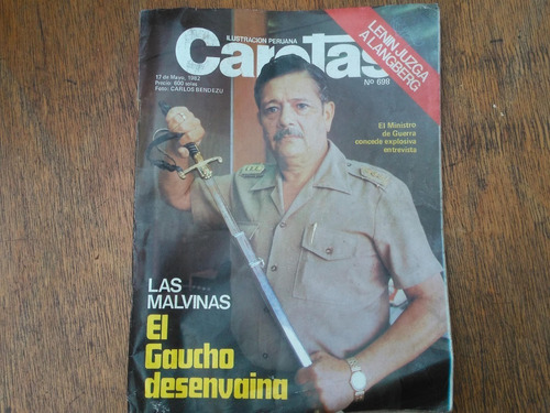 Mercurio Peruano: Revista Caretas 1982 Las Malvinas Bol2 L59