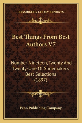 Libro Best Things From Best Authors V7: Number Nineteen, ...