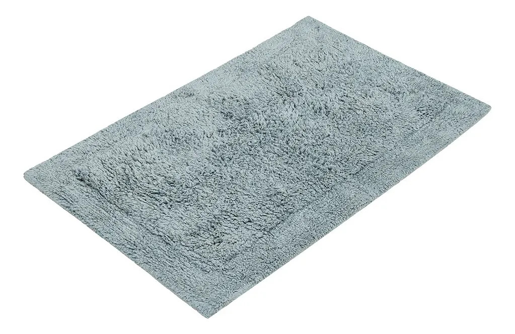 Tapete Para Casa 48x80cm Buddemeyer Allure 100% Algodão Comprimento 36 Cm Cor Azul Largura 25 Cm