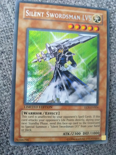 Silent Swordsman Lv5 Secret Rare Yugioh