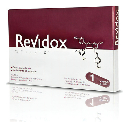 Suplemento Revidox 84 % Caja Con 30 Cápsulas Sabor Sin Sabor
