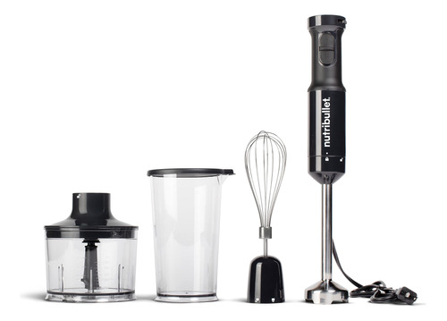 Nutribullet Batidora De Inmersión - Juego De Lujo, Negro, .