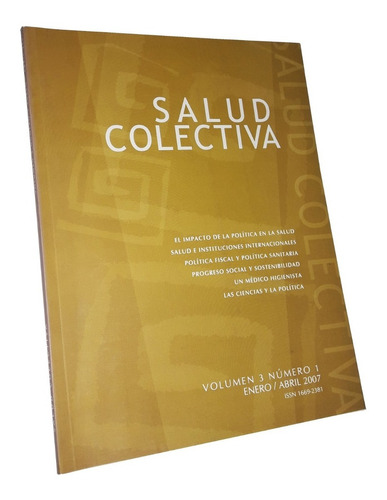 Salud Colectiva / Volumen 3 Número 1 - 2007