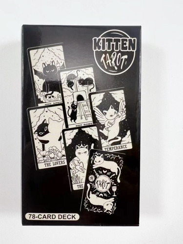 Cartas Gatinhas Deck 78 Oracle A Visions Tarot English