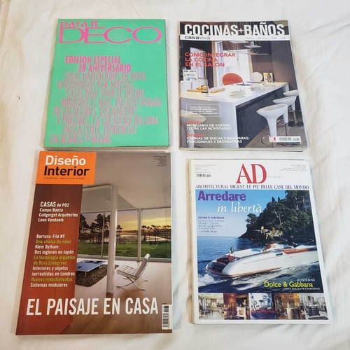 Lote X 4 Revistas Para Ti Deco Cocinas Baños Diseño Interior