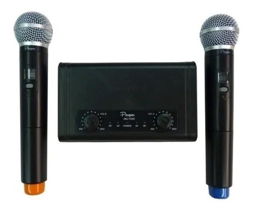 Microfono Inalambrico Doble Uhf Portatil Parquer Jru-100d