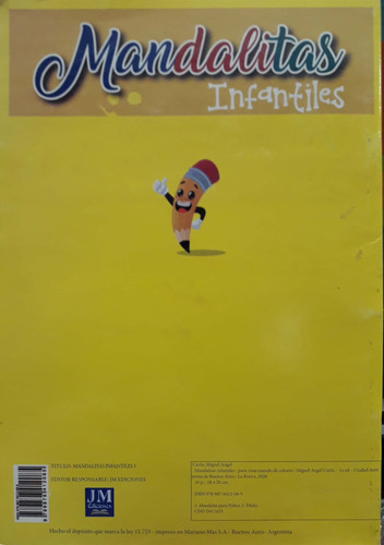 Mandalitas Infantiles, Jm Ediciones Nuevo * 