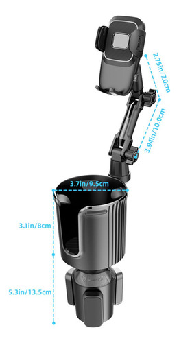 Soporte Para Teléfono Para Automóvil Portavasos Para