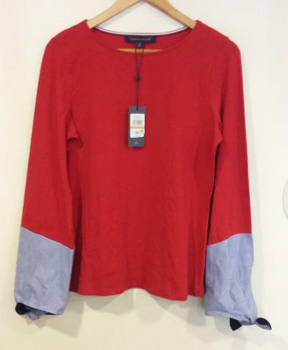 Remera Roja Tommy Hilfiger Talle S Nueva Entrega Ya