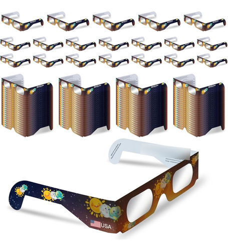 Solar Eclipse Glasses Nasa Approved - Ce And Iso 12312-2:201