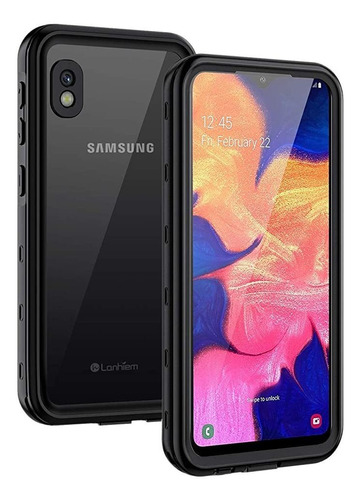 Funda Lanhiem Samsung Galaxy A10e, Funda Impermeable Ip68 A