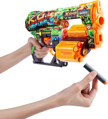Imagen 3 de 4 de Pistola De Dardos X Shot Skins Dread Diseños Varios