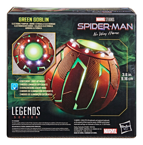 Juego De Rol Marvel De Calabaza Electrónica De Green Goblin