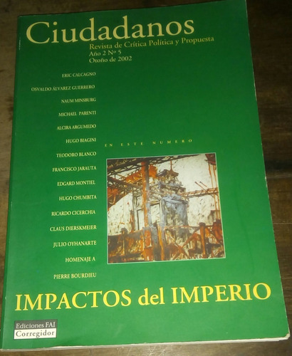 Ciudadanos Año 2 N° 5 Impactos Del Imperio 