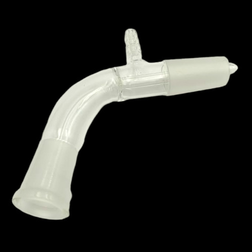 Conector De Destilacion Al Vacio Curvo 105 Grados 24/40