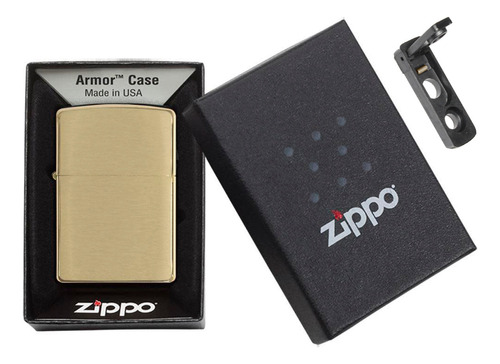 Zippo Armor Brushed Brass 168